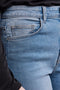 PIECES PCPEGGY - Flared fit jeans - High waist - Lichtblauw denim - Maat XL