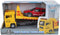 Kids Globe Man Vrachtwagen Bergingswagen met Auto, 19cm
