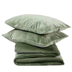 Sjumo Silky Smooth - Dekbedovertrek 200 x 220 cm - Forest Green - 2 kussenslopen