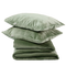 Sjumo Silky Smooth - Dekbedovertrek 200 x 220 cm - Forest Green - 2 kussenslopen