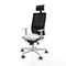 Bureaustoel met hoofdsteun Piqueras y Crespo 4B026G1 Wit