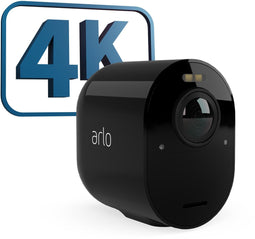 Arlo Ultra 2 - 4K UHD Draadloze Beveiligingscamera - Bewegingsdetectie IR-nachtzicht - Zwart