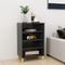 vidaXL - Dressoir - 57x35x90 - cm - bewerkt - hout - grijs