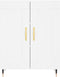 vidaXL - Dressoir - 69,5x34x90 - cm - bewerkt - hout - wit
