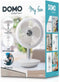 Domo DO8147 - Oplaadbare tafelventilator - 4 snelheden - Geluidsarm 32 dB