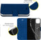 Accezz iPhone 13 - Wallet Softcase Bookcase - 3 pashouders - Donkerblauw