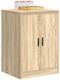 vidaXL - Garagekast - 60x51x85 - cm - massief - grenenhout - sonoma - eikenkleurig