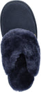Warmbat Flurry - Dames Sloffen - Suède - Donkerblauw - Maat 37