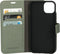 Mobiparts iPhone 13 - Classic Wallet Case - Ruimte voor pasjes - Groen