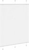 vidaXL - Plissé - rolgordijn - 110x100cm - stofbreedte - 109,4cm - polyester - wit