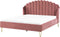 AMBILLOU - Tweepersoonsbed - Roze - 180 x 200 cm - Fluweel