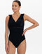 Beachlife Black Embroidery - Badpak - Ingebouwd topje mesh - Maat 70B - Zwart