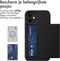 iMoshion Hoesje Geschikt voor iPhone 12 Mini Hoesje - Ruimte voor 2 pasjes - iMoshion Backcover met pasjeshouder - Zwart