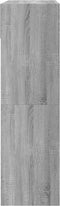 vidaXL-Schoenenkast-met-2-klaplades-80x34x116-cm-grijs-sonoma
