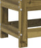 vidaXL - Tuinvoetenbank - 62x30x32 - cm - geïmpregneerd - grenenhout