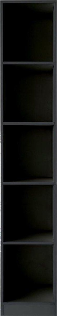 Kolomkast 5 open vakken - opbergkast badkamer slaapkamer of hal - 180 cm hoog