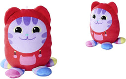 Simba Toys Gabby's Dollhouse - Pluche Squishy DJ Catnip 30cm - Meerkleurig