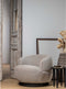 BePureHome Woolly Draaifauteuil - Ribstof - Natural - 71x84x88