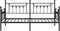 vidaXL - Ligbedframe - Zwart - 107x203 - cm - Staal