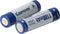 Li-ion batterij Keeppower 14500 - 1100mAh 3,7V - 3,6V met USB-oplaadmogelijkheid en PCB P1411U