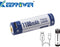 Li-ion batterij Keeppower 14500 - 1100mAh 3,7V - 3,6V met USB-oplaadmogelijkheid en PCB P1411U