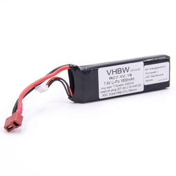 Li-polymer battery - 1600mAh (7.4V) - for model making