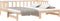 vidaXL - Slaapbank - uitschuifbaar - massief - grenenhout - 2x(90x200) - cm