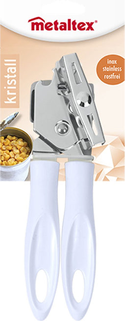 Metaltex Blikopener Kristall - Chroom - 20cm - Wit