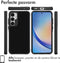 iMoshion Hoesje Geschikt voor Samsung Galaxy A35 Hoesje Shockproof - iMoshion Rugged Hybrid Carbon Case - zwart