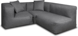 Feel Furniture - Binnen & Buiten bank - Odin - 3 persoonsbank - Grijs