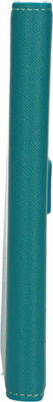 Mobiparts Galaxy A42 (2020) - Wallet Case - Saffiano motief - Turquoise