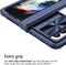 imoshion Hoesje Geschikt voor Samsung Galaxy Z Fold 4 Hoesje - imoshion Camslider Backcover - Donkerblauw