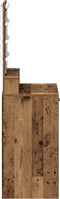vidaXL - Kaptafel - met - LED-verlichting - - - Oud - Hout - - - 50x41x140 - cm