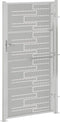 vidaXL - Poort - 100x180 - cm - roestvrij - staal