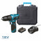Koma Tools 12 V - Hamerboor met accessoires - Blauw Zwart
