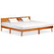 Bedframe zonder matras massief hout 200x200 cm