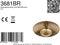 Anne Lighting Brassi - plafonniere - E27 - Ø 42cm - brons - dimfunctie