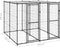 vidaXL - Hondenkennel - met - dak - 4,84 - m²