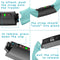 imoshion Siliconen bandje - Geschikt voor Fitbit Charge 3, Charge 4 - Turquoise - One Size