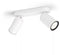 Philips Pongee opbouwspot - 2-lichts - wit