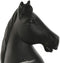 Decoratieve figuren Home ESPRIT Zwart Paard 13 x 13 x 33 cm