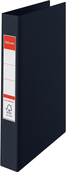 Esselte Vivida - 4-Rings Ringband - Capaciteit 190 A4 vel - Zwart