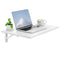 Wandgemonteerde klaptafel, 60 x 40 cm wandmontage drop leaf tafel, drijvend bureau met ijzeren beuge
