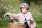 Mini Hornit Lids Fietshelm voor Kinderen met LED achterlicht - Pug Puppies (M)