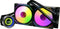 Lian Li Galahad II Trinity - Vloeistof-koelsysteem processor - afmeting radiator: 240 mm - voor Intel LGA: 1700, 1200, 115x - AMD AM5, AM4 - 2x 120 mm ARGB fans - Zwart