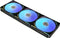 Lian Li UNI FAN AL V2 - Ventilatorhuis - 3 pack - 120 mm - 71.2 CFM - 250 - 2000 omw/min. - 28.7 dBA - PMW - ARGB - 4-pins - zwart