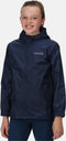 Regatta - Kids Pack It III Opvouwbaar Kinder Regenjack - Donker Blauw - Maat 140
