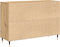 vidaXL - Dressoir - met - Deuren - & - Lades - Artisan - Eiken - 101,5x35x70 - cm