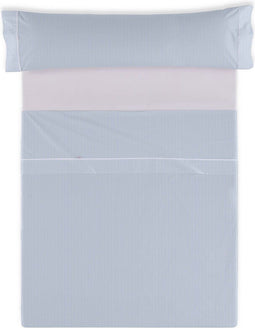 Set beddengoed Alexandra House Living Greta Blauw Bed van 90 3 Onderdelen