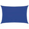 vidaXL - Zonnezeil - 160 - g/m² - rechthoekig - 3x4 - m - HDPE - blauw